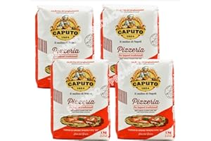 Caputo - Farine italienne de type "0" pour pizzeria 1 Kg x 4 uds - Pack Promoo
