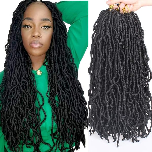 Produktbild von Kunsthaar-Locs Für Schwarze Frauen – 61 Cm, 6 Packungen, Weiche Locken, Vorverlängert