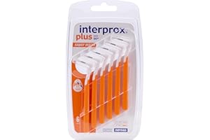 INTERPROX Super Micro Plus Interproximalbürste, 0,5 mm, Orange, 6 Stück