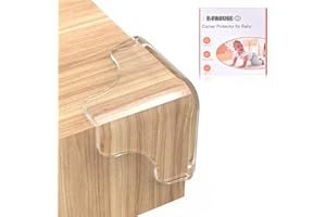 E-PROUSE Pre-taped Corner Protectors, 16Pcs T Shape Corner Protectors for Kids Baby Proof Corners and Edges Protector,New Furniture Corner Guard & Edge Safety Bumpers with Updated Strong Adhehsive