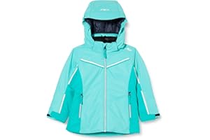 CMP Giacca Da Sci In Twill Da Bambini Con Cappuccio Removibile Giacca Da Sci Unisex - Bambini e ragazzi