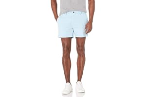 Amazon Essentials Short Chino Confortable et Extensible Coupe Slim 13 cm sans Pinces (Anciennement Goodthreads) Homme