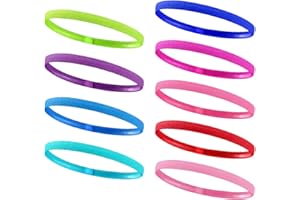 DURONGE 9 Piezas Cinta Pelo Deporte, Elásticas Diadema Mujer Antideslizante Cinta Pelo Hombre, Banda para La Cabeza Accessories Niño, Diademas Deportivas para Yoga, Fútbol, Jogging