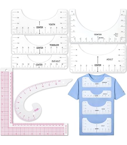IKOPFLN Lot De 3 Guides De Couture Multifonctionnels Avec Échelle - Accessoires Couture Maison (Vert+Orange+Rose)