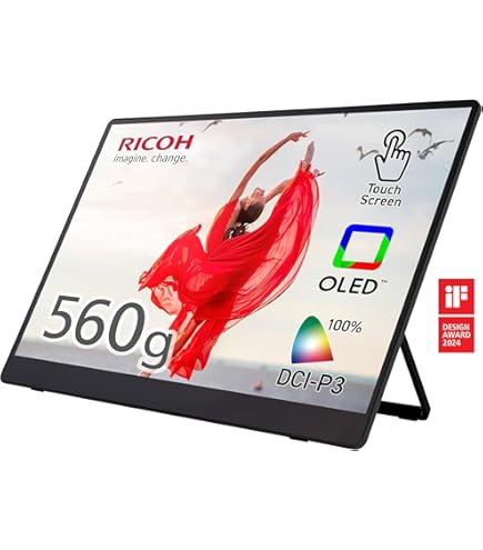 Ricoh 150BW 15.6 Inch Portable Wireless Monitor 1920x1080, OLED