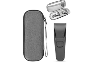 TPZORJX 2 pièces Étui de rangement pour rasoir, housse de protection souple et portable, organiseur de voyage étanche et sécurisé, compatible avec la plupart des rasoirs de sécurité.