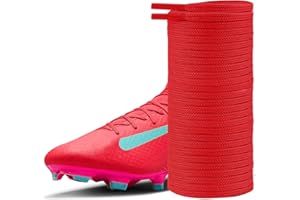 UamGlsob Cordones de zapatos de fútbol de 4 mm para botas Nike Mercurial, cordones planos delgados de repuesto para zapatillas tacos de futbol