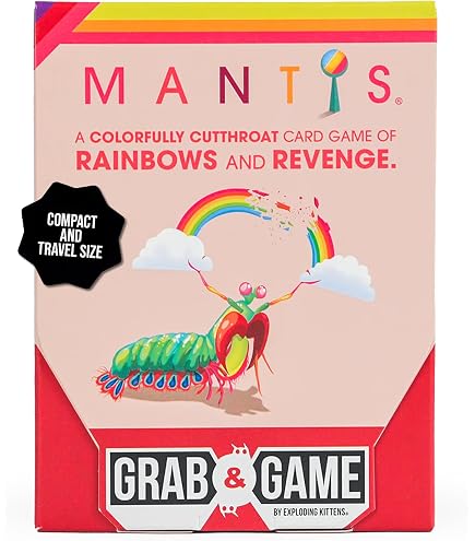 Mantis Kartenspiel – Schnelles, Farbenfrohes Spiel Für Kinder & Erwachsene (Französische Sprache)