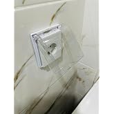 Doori Priz Kapağı Banyo Lavabo Islak Priz Koruma Kapağı Sudan Koruyan Kapağı A&ccedil;ılır Kapanır. Priz Altı