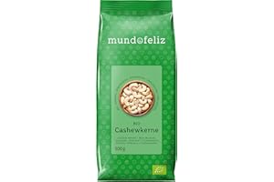 ‎MUNDO FELIZ Mundo Feliz Ganze Cashew-Nüsse aus Bio-Anbau, 2 x 500 g