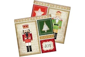 HNH Christmas Paper Napkins Nutcracker Soldier Pack of 50 Vintage Luncheon Napkins Party Napkins for Table Decorations