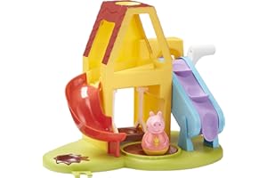 Peppa Pig Weebles Wind & Wobble Playhouse, First Peppa Pig , preschool toy, imaginative play, gift for 18 months+