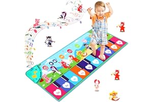 Ballery Mata fortepianowa, zabawka dla dzieci, mata muzyczna, mata fortepianowa dla dzieci, zabawka edukacyjna, prezent na urodziny, Boże Narodzenie, 110 x 36 cm