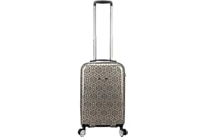 Karabar Hard Shell Cabin Carry-on Polycarbonate Suitcase Hand Luggage Bag 55 cm 2.5 kg 35 litres 4 Spinner Wheels with Integrated TSA Number Lock, Falla Hexagon