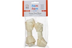 ICA Confezione 2 ossa nodo bianco 10 cm 80 g