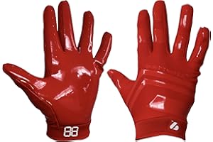 BARNETT FRG-03 Rouge Gants de Football américain de Pro Receveur, RE,DB,RB