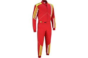 TK Go Kart Racing Suit Race Rally One Piece Poly Cotton Overalls Karting Suit