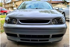 GOINGFAST Pour VW Golf 4 Calandre Sport Nid D'abeille Grille Noir Sans Sigle 1997-2006