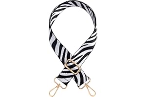 QH-SHOP Tracolla per Borsa Larga Regolabile Cinghia Tracolla per Borsa Accessori Fai Da Te con Moschettone In Oro Cinghia di Spalla Ricambio Ideale per Borsa a Mano Borsa a Spalla Bianco