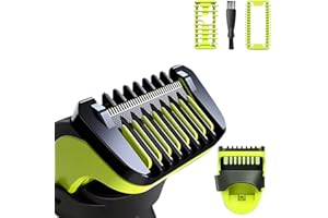 Giulia Beauty Face & Body Guard – Compatible with QP2520 QP2530 QP2620 QP2630 QP27xx QP28xx – 14 Lengths – with Comb & Skin Protector – Not Compatible with PRO Series – EUIPO 015026664-0001