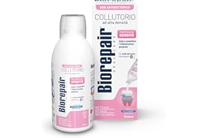 Biorepair, Collutorio ad Alta Densità Protezione Gengive, Aiuta a Combattere L'Infiammazione Gengivale, Con Acido Ialuronico, Microrepair, Zinco PCA, No Fluoro, Senza Alcol e Clorexidina, 500ml