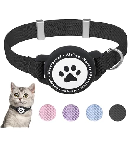 Airtag Hundehalsband – Gepolstert, Verstellbar, Mit Halter Für Apple Airtag, Reflektierend
