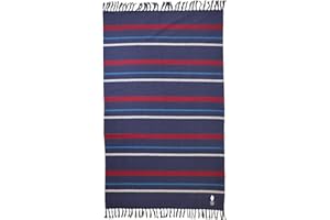 OMYDREAM Paryż 2024 JO Drużyna Olimpijska Francji Fouta Tricolor | 100% bawełna | Oeko-Tex | 70x140 cm | Granatowy