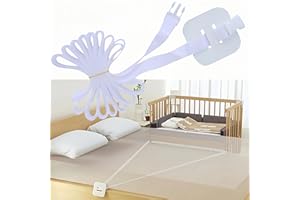 CUTIOLLY Pasek do łóżeczka dziecięcego,8m,Pasek do mocowania łóżeczka dostawnego,mocowanie do łóżka kontynentalnego,stały pasek do łóżeczka dziecięcego,do łóżka kontynentalnego,uniwersalny