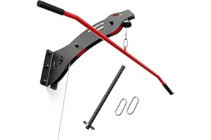 K-Sport: cavo Superiore Con asta per il montaggio a parete, cavo per la Fitness per una Efficace Costruzione muscolare | Stazione di trazione per Allenamento muscolare | Attrezzatura Prof. per CASA