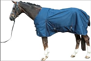 HKM 7286 Weidedecke Eco Light Polarfleece, Pferdedecke Übergangsdecke, 145