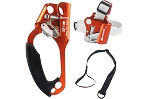 NewDoar Hand Ascender Rock Climbing Tree Arborist Rappel Gear Equipo Abrazadera de cuerda para cuerda de 8~12MM
