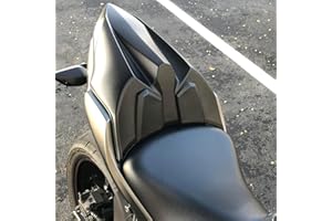 Midimttop Funda de Asiento Trasero para Ninja650 Z650,Cubierta del capó del Asiento rígido del Pasajero Joroba Replacement for Ninja 650 Z 650 2017-2021 2022 2023 2024 (Negro Mate)