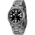 BERNY Titanium Watch for Men Japanese Sweep Second Quartz Movement VH31 5ATM Waterproof Analog Quartz Watch Super Luminous Sapphire Glass