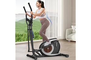 ‎COWMEW Cowmew Crosstrainer für Zuhause, Magnetische Ellipsenmaschine mit Smart Bluetooth APP, 16 Widerstandsstufen, LCD-Monitor, rutschfeste Pedale, Flaschenhalter, Home Fitness Übung Elliptical Stepper