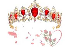 BENATON Kristallkrone Tiara, Barock Krone, Strass Queen Crowns Hochzeit, Tiaras Kronen Stirnband, Für Geburtstagsgeschenk, Brautkopfschmuck, Bankett Und Geburtstagsfeier