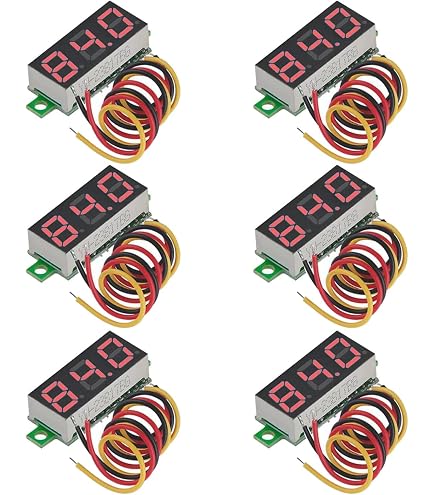Voltmetro digitale di CC di 5pcs 0,28 pollici 3-Filo 2.5V-30V