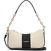 Miraggio Bella Colorblocked Shoulder Bag with Adjustable and Detachable Sling Strap for Women | Stylish Crossbody Bags For Wo
