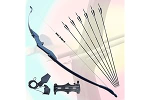 Tongtu Arc et Flèche Adulte, Arcs Classiques 30 LB 40 LB pour débutants Ensemble de tir à l'arc et flèche pour gaucher ou droitier (40 LB)