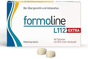‎FORMOLINE L112 formoline L112 EXTRA | Extra starker Kalorienmagnet zum Abnehmen | 48 Tabletten | Einzigartiger Wirk-Ballaststoff L112 | Deutsches Qualitätsprodukt | Natürlicher Ursprung