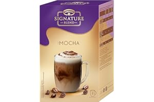 KRÜGER Signature Blend Mocha 144g Faltschachtel, Cappuccino mit Kakao verfeinert