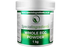 SPECIAL INGREDIENTS Whole Egg Powder - Free Range, Non-GMO, Gluten Free - Recyclable Container (1kg)