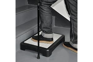 TOP HOME SOLUTIONS Anti Slip Outdoor Half Step Elderly Disability Mobility Aid Door Walking Outdoor Step Platform, Door Walking Stool For Outdoor - Instantly Reduces Height Of Doorsteps