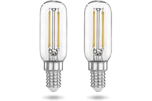 POPPSTAR Lampadine LED per cappa di aspirazione da cucina, E14, 4W, 6000K bianco freddo, 440 lm (40W), 2 pezzi