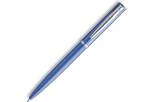 Waterman Allure Kugelschreiber | Lackierung in Blau | Mittlere Spitze | Blaue Tinte | Geschenkbox