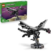 LEGO Minecraft The Ender Dragon - Articulated Figure with Waving Wings - Interactive Toy with Exit Portal for Home Decor - Gi