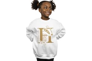 ABSOLUTE CULT Harry Potter Girls Hufflepuff Glitter Sweatshirt