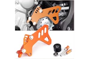 Modeer Copri catena per KTM 250/300 EXC EXC-F EXC TPI XC-W XC-W TPI 2017-2021 250/300 SX XC XC TPI 2017-2021 250/300 SX-F XC-F 2016-2021 Copertura protettiva (arancione)