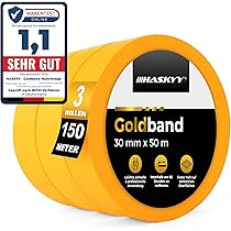 Nastro In Oro UV 30 Mm X 50 M Nastro Da Pittore Fino A 4 Settimane - Foto 10