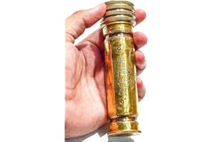 THE ANTIQUE HOUSE Kaléidoscope en laiton, kaléidoscope fait main, cadeau pour enfants, anniversaire, diplôme, fonctionnel