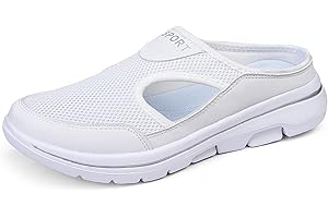 Meik Mangni Zuecos Hombre Mujer Transpirable Zapatillas de Playa Ligero Zapatillas de Estar por Casa Mules Antideslizante Pantuflas Casual 36-48 EU